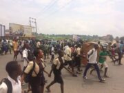 JUST IN: Violent Protest Rocks Ibadan, as Truck Crushes 4 Students to Death