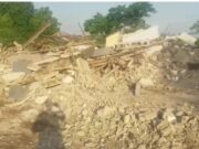 JUST IN: Makinde Ignores NUJ, RATTAWU, NLC; Commences Demolition of BCOS Staff Quarters