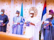 Pantami, Prof. Adeolu in the State House for Official Launching of National Policy Document