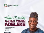Popular PDP Influencer, Micheal Ogunsina Celebrates Alhaji Wasiu Adeleke