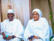 PHOTOS: Folarin Pays Sallah Homages to Ladoja, Florence Ajimobi. *Offers Special Prayers for Late Governor