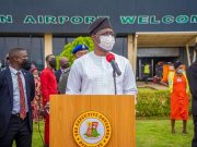 Makinde Receives Inaugural Air Peace Airline Flight to Ibadan, Commissions New Protocol Lounge at Ibadan Airport