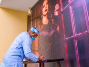 PHOTO NEWS: Sports Minister, Sunday Dare Pays Condolence Visit to Folarin