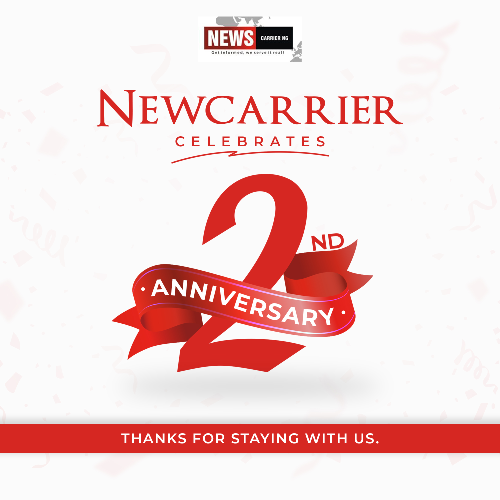 Newscarrier 2 years ads banner