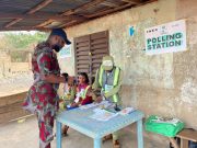 #NigeriaDecides: Oyo APC Senatorial Aspirant, Fagade Delivers Polling Unit For Tinubu, Akintunde, Lafi