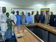 Oyo State NASS caucus with APC National Chairman in unity efforts