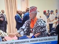 Folarin Presents Oyo APC Presidential Primary Election Results in Abuja