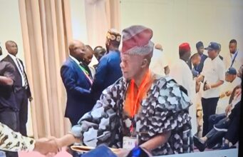 Folarin Presents Oyo APC Presidential Primary Election Results in Abuja
